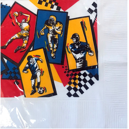 All Sports Vintage Lunch Napkins (16ct)